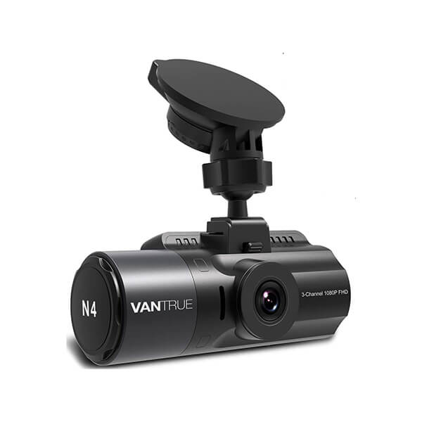 Vantrue N4 3 Channel wideorejestrator z kamerą z przodu, z tyłu i w środku