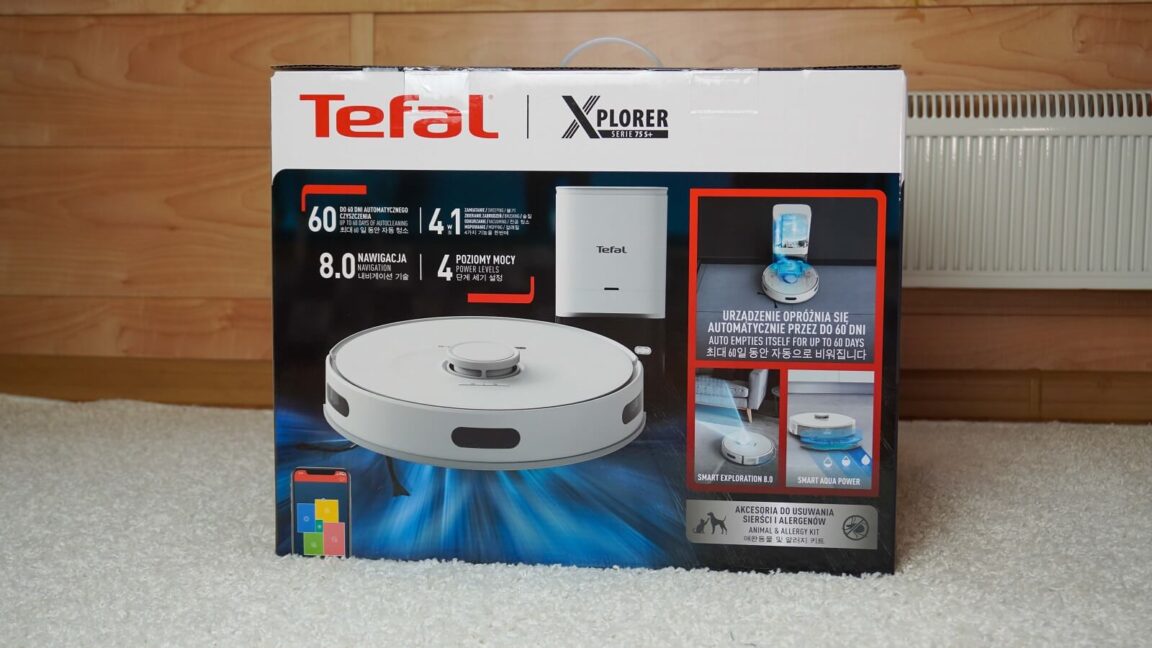 Test Tefal X–plorer Serie 75 S+ sam wyrzuca śmieci!