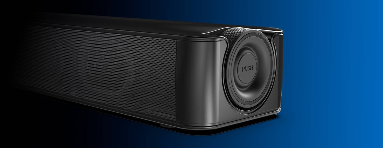 Smukły i kompaktowy soundbar z solidnym dźwiękiem i kinowymi wrażeniami
