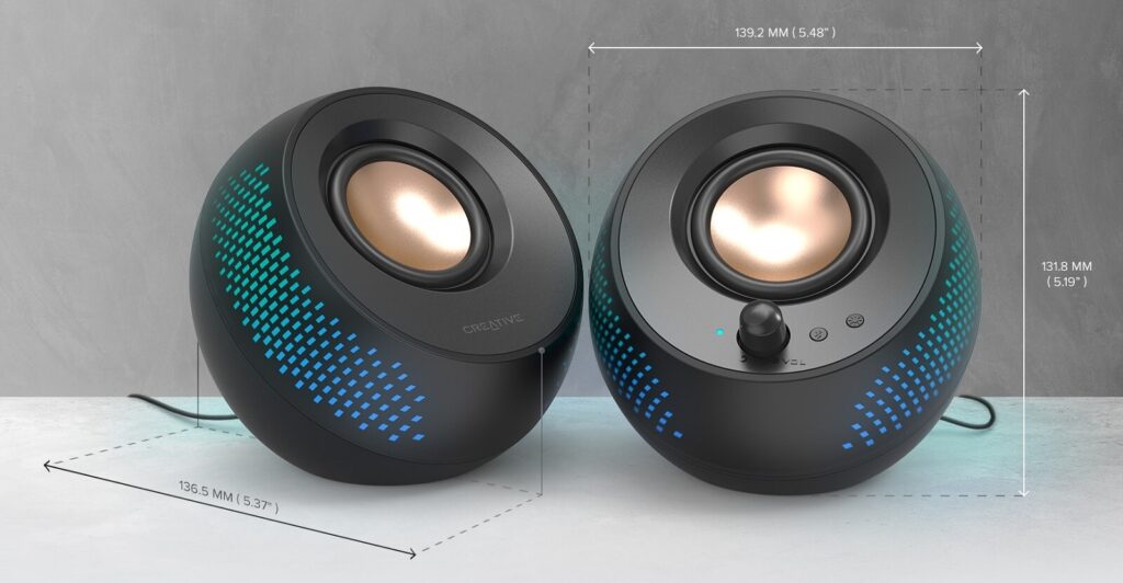 Creative Pebble X nowe kompaktowe głośniki RGB